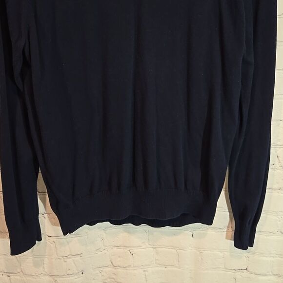 Jos A Bank traveler navy blue v neck sweater size XL - Picture 3 of 7